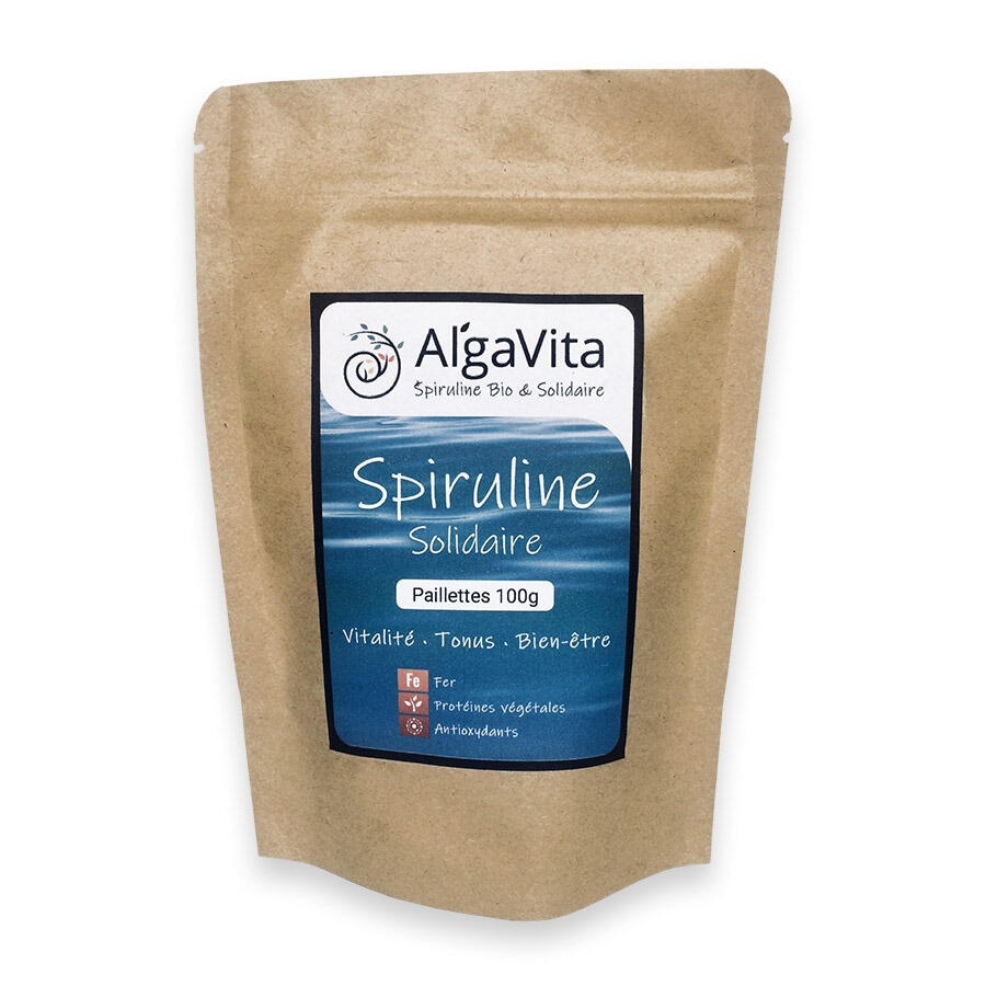 Spiruline en paillettes Algavita